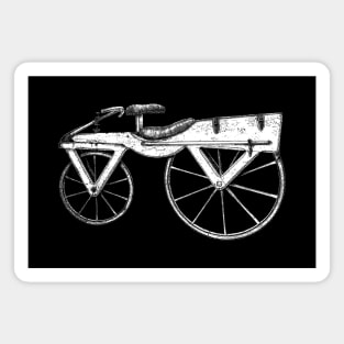 First Bicycle, Draisine, Bike, Two wheels Magnet